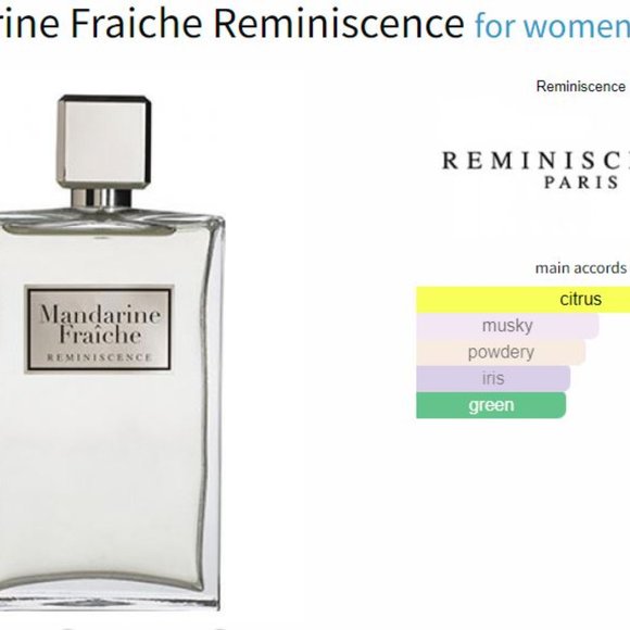 6/20$ - Fragrance Sample - Reminiscence  - Mandarine fraiche - Picture 2 of 2